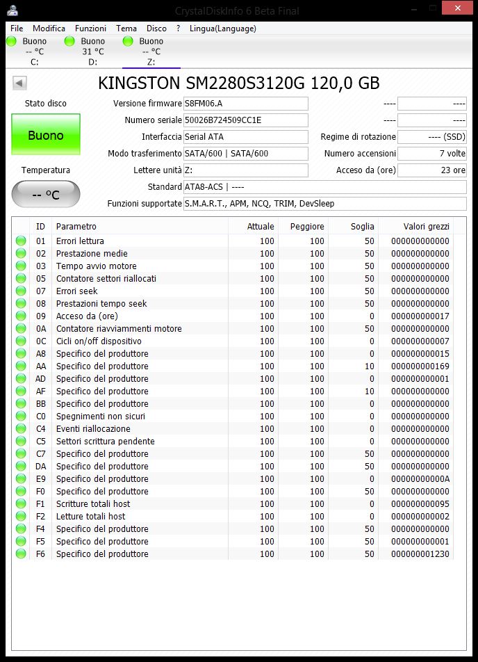 Crystal Disk Info