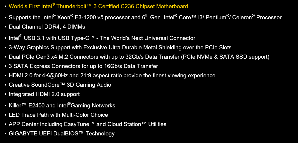 ecc specs