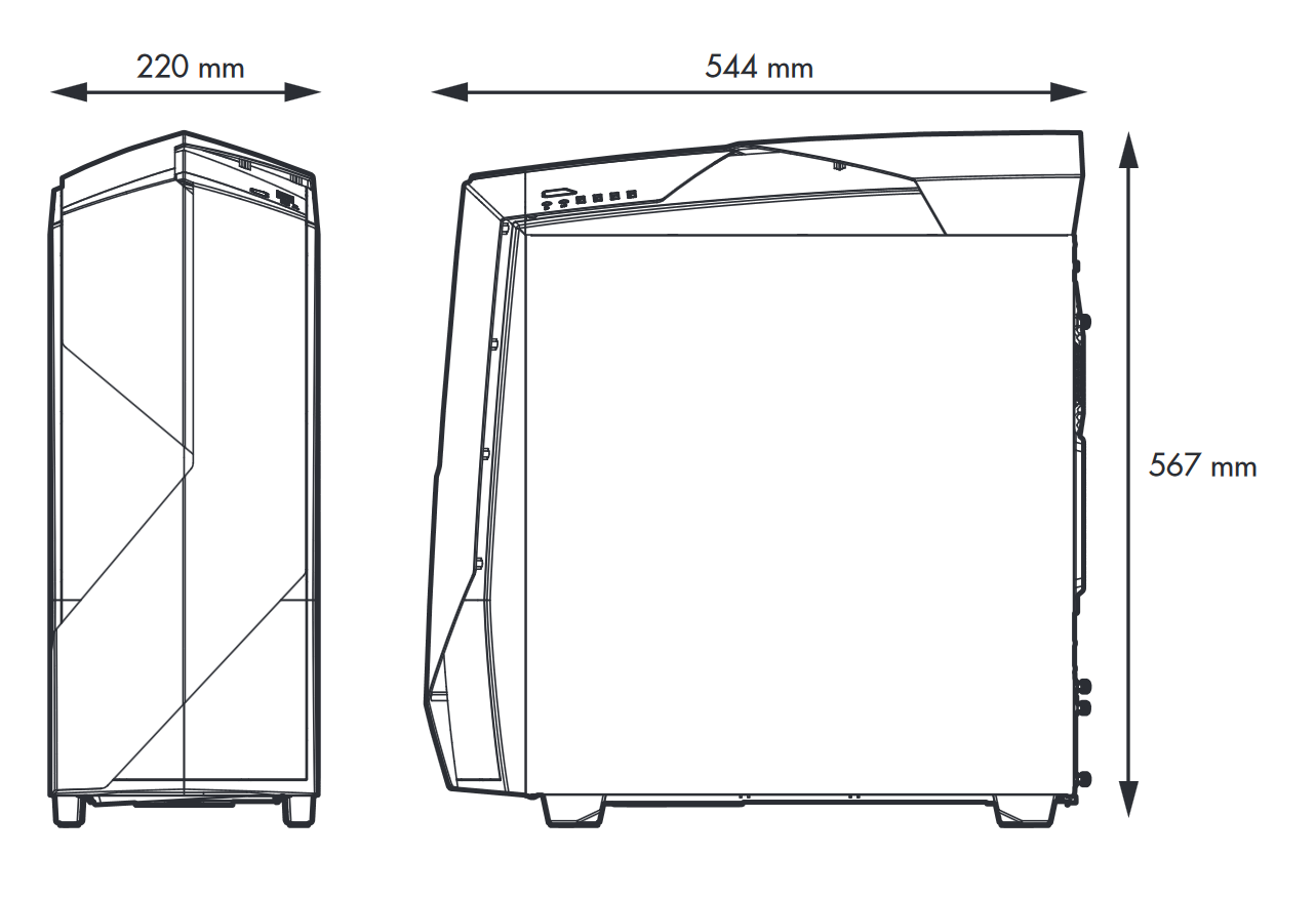 case size's