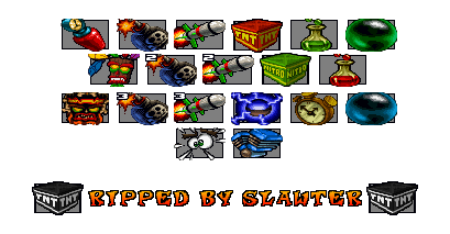 PlayStation - Crash Team Racing - Items