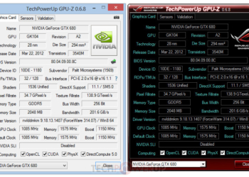 TechPowerUp GPU-Z 0.6.8 disponibile al download