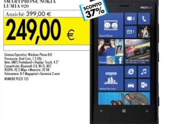 Nokia Lumia 920: ecco come portarselo a casa a 249€