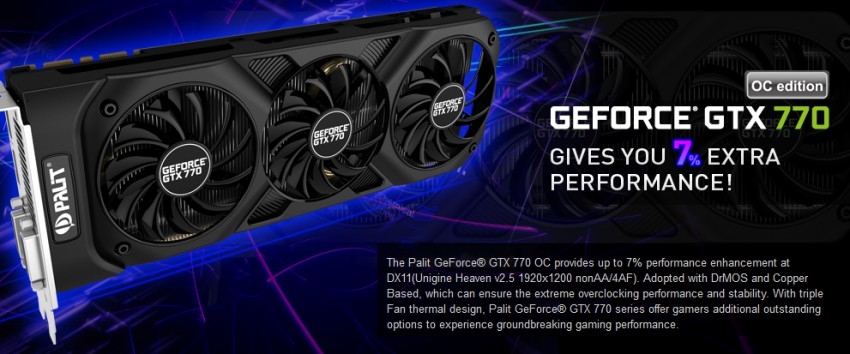 Palit presenta la GTX 770 in versione OC