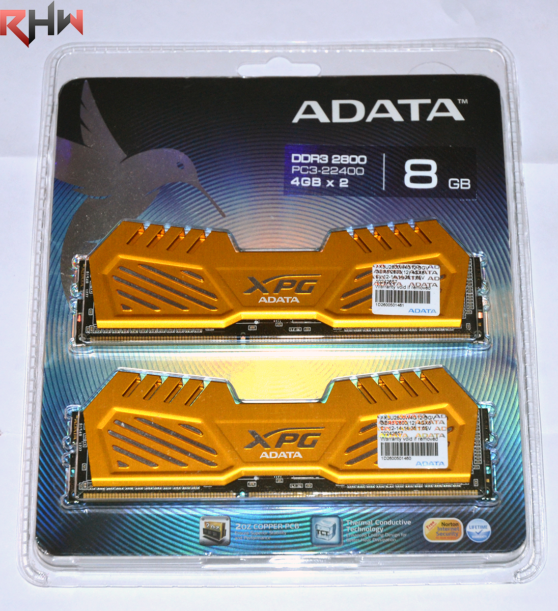 ADATA XPG V2 DDR3 8 GB 2800 MHz Gold | Recensione - ReHWolution