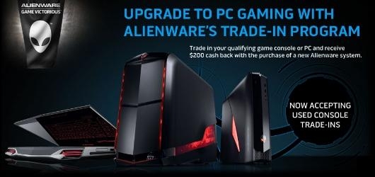 Alienware valuta le vostre console per passare ad un PC Gaming