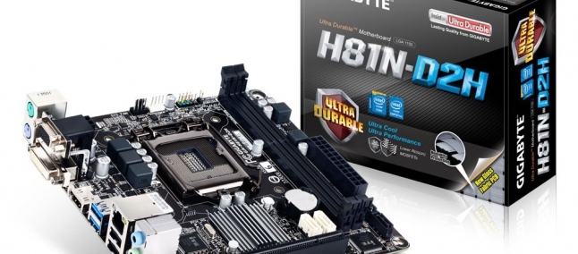 Gigabyte annuncia la mini-ITX GA-H81N-D2H