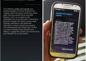 Samsung Galaxy S4 Google Play Edition riceve Lollipop 5.0