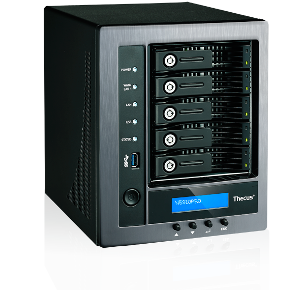 Thecus annuncia il nuovo NAS Zero-Crash 5-Bay, anche noto come N5810PRO