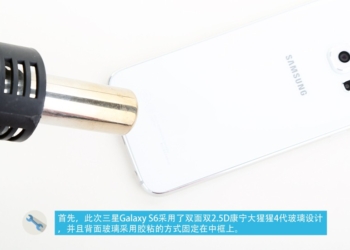 Samsung Galaxy S6: disassemblato in ogni parte
