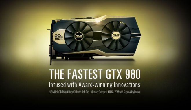 ASUS annuncia ufficialmente la GeForce GTX 980 20th Anniversary Gold Edition