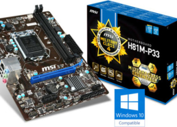 MSI H81M-P33: la prima scheda al mondo compatibile con Windows 10