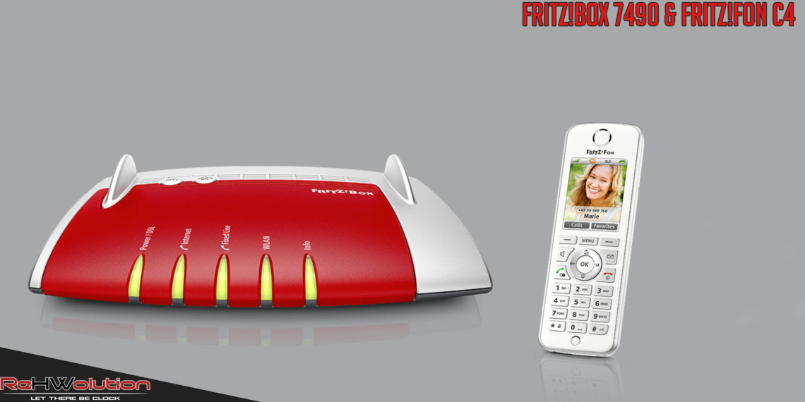 AVM FRITZ!Box 7490 e FRITZ!Fon C4 VOIP Fax DECT VDSL AC 1300Mbps | Recensione