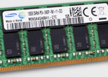 Samsung inizia la produzione in massa di moduli DDR4 da 128GB