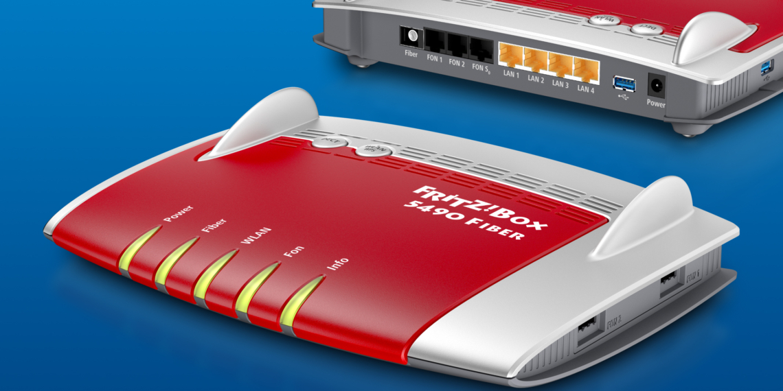 AVM presenta FRITZ!Box 5490 top di gamma per fibra ottica