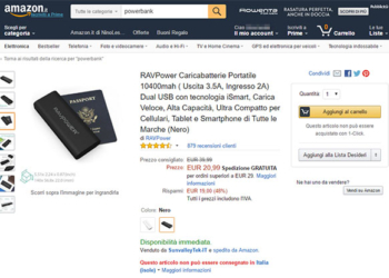 Amazon, nuove regole di spedizioni: stop alle consegne di batterie e powerbank (e smartphone?) in Sicilia e Sardegna
