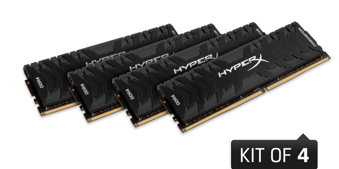Kingston annuncia le nuove RAM DDR3 e DDR4 HyperX Predator