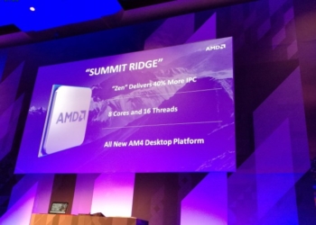 Computex 2016 – AMD svela Summit Ridge, CPU Zen da 8 Core e 16 Thread