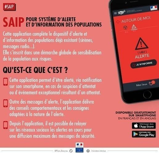 SAIP è l’app francese contro il terrorismo