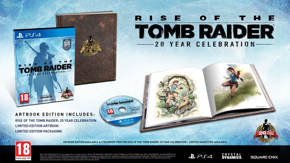 Esce oggi “RISE OF THE TOMB RAIDER: 20 YEAR CELEBRATION” su PS4!