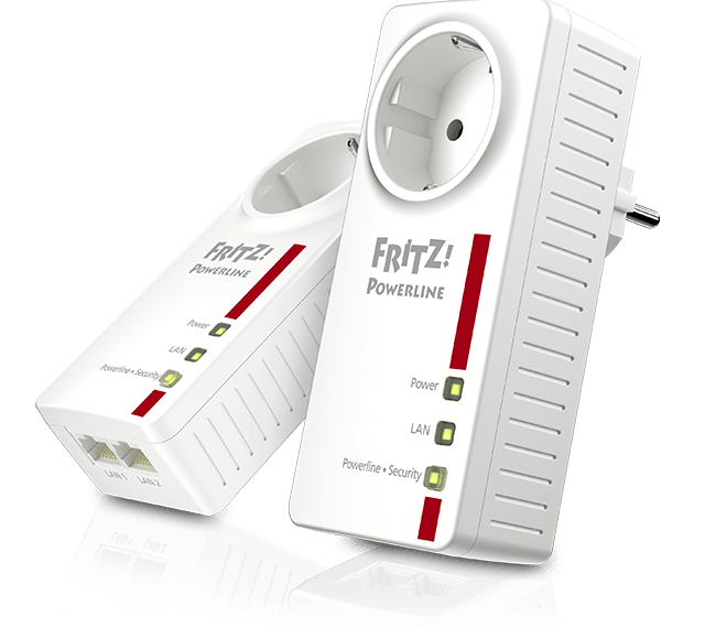 FRITZ!POWERLINE 1220E rete Gigabit usando la linea elettrica