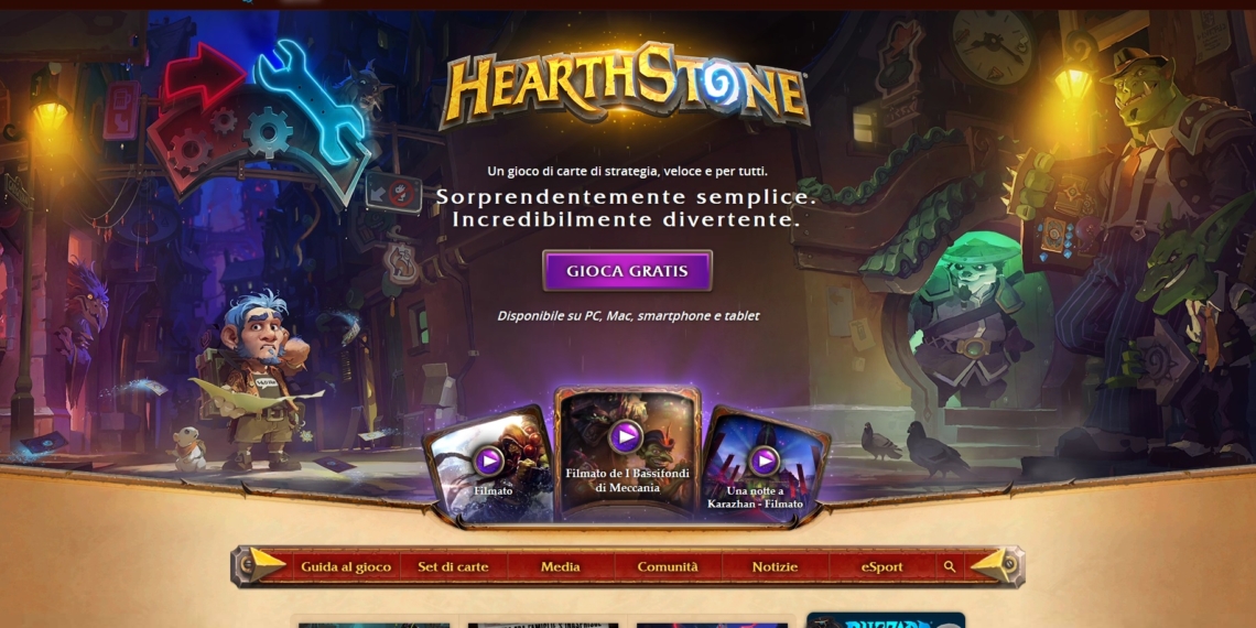 Hearthstone rimuove il sottotitolo
