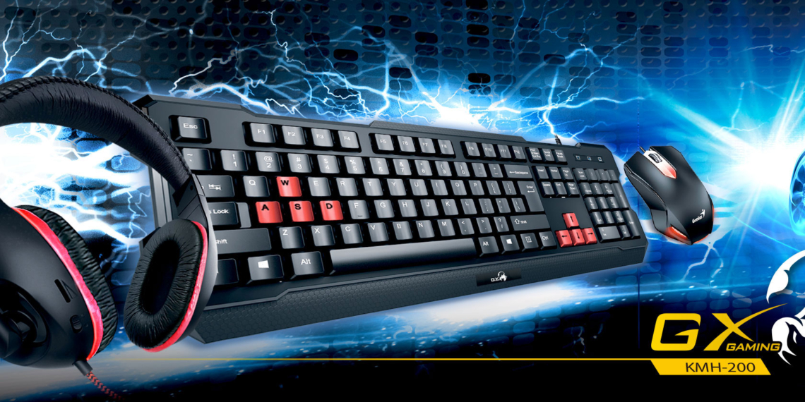Genius annuncia la combo periferiche da Gaming super economica KMH-200