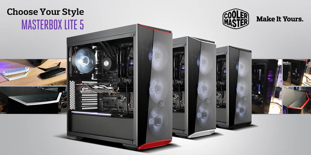 In arrivo Masterbox Lite 5, il nuovo case mid-tower compatto e personalizzabile di Cooler Master