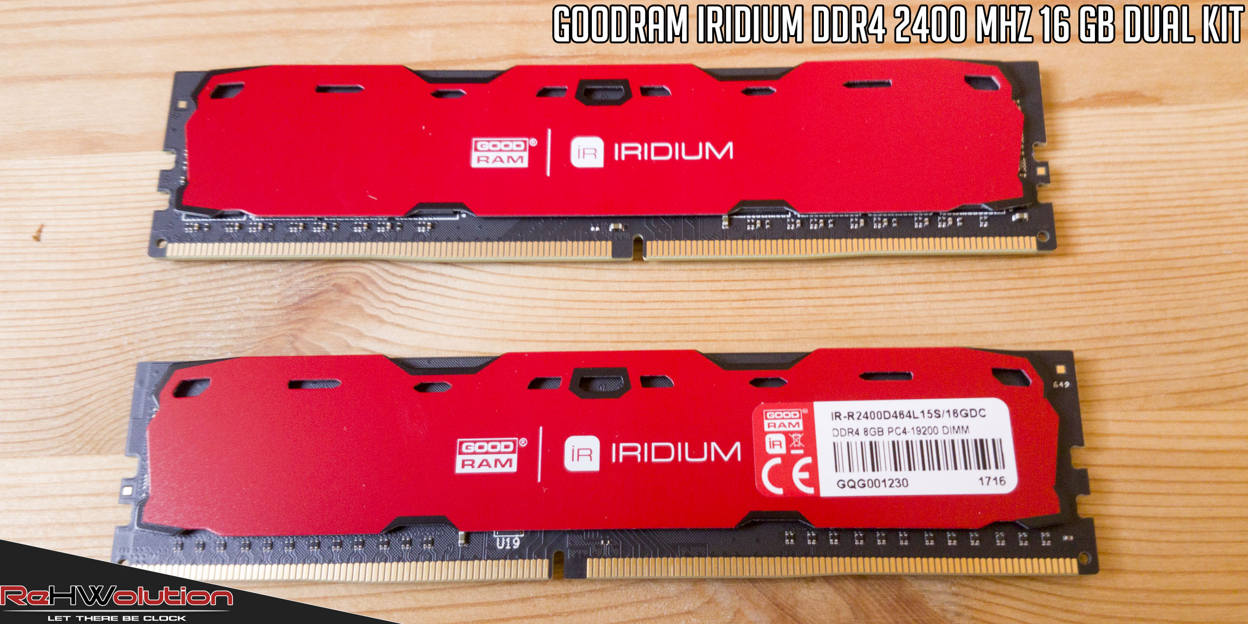 GOODRAM Iridium DDR4 2400 MHz 16 GB - ReHWolution