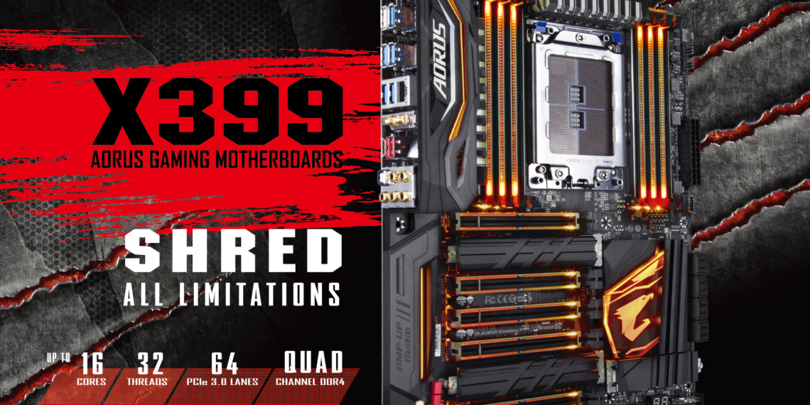 GIGABYTE presenta X399 AORUS Gaming 7