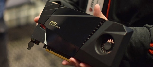 MSI presenta il Gaming Storage Card, SSD ad alte prestazioni con interfaccia PCI-E