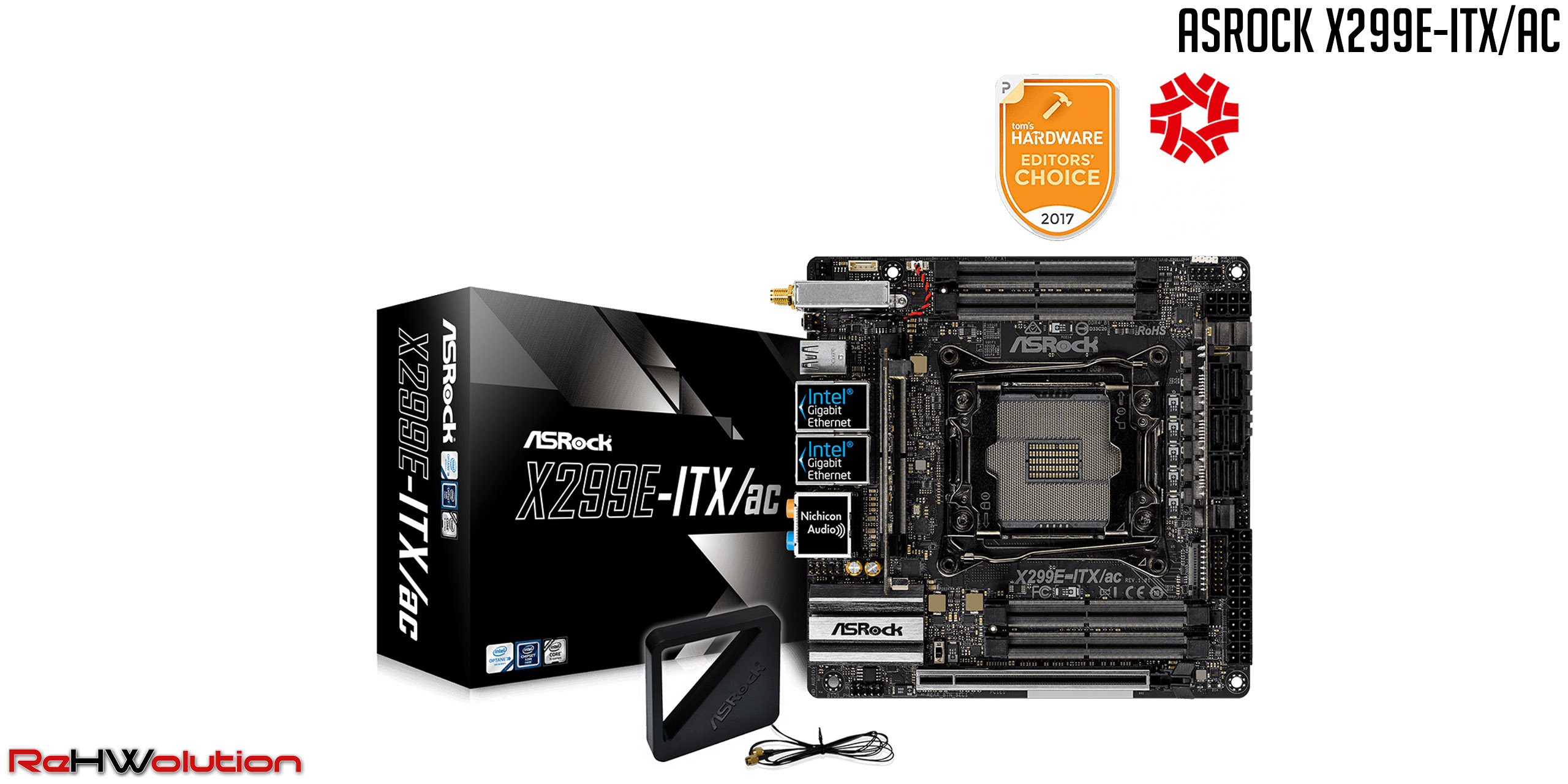 X299E-ITX/ac + Core i9 7980XEセット ASRock X299E-ITX/ac — обзор и тест