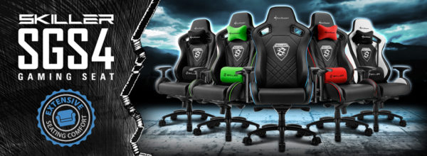 Sharkoon lancia la SKILLER SGS4, sedia da gaming super confortevole