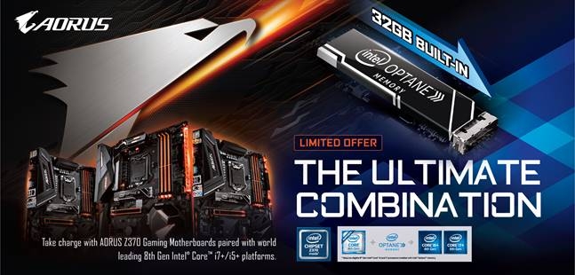 AORUS lancia le nuove schede madri Z370 con Optane integrato