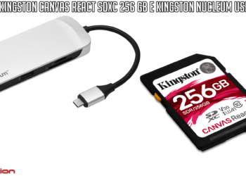 Kingston Canvas React SDXC 256 GB & Kingston Nucleum Type-C Hub