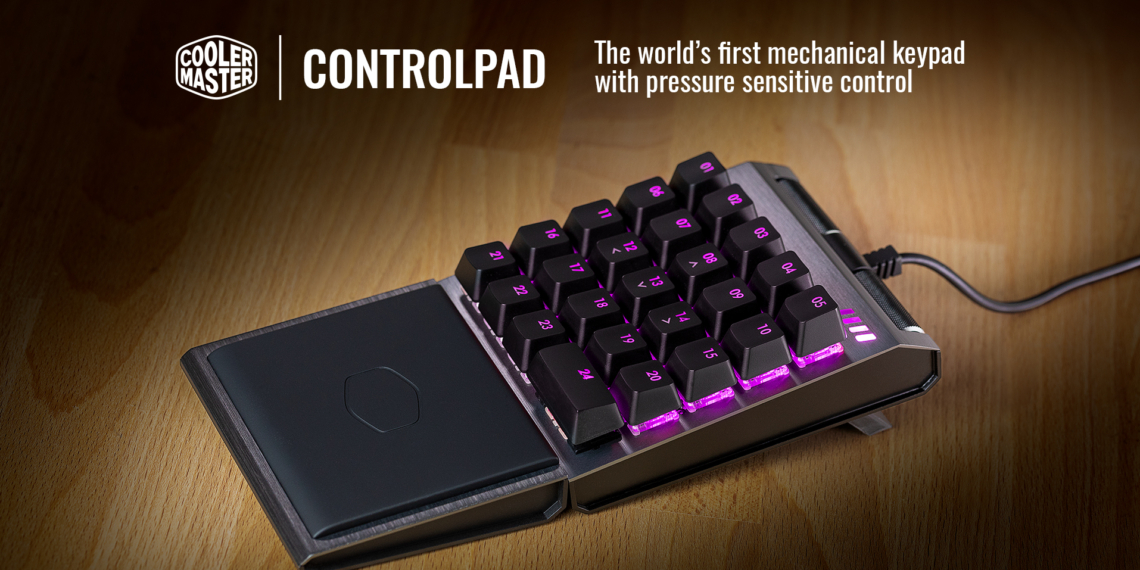 Cooler Master Debuts the World’s First Analog Keypad, ControlPad, on Kickstarter