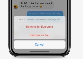 Messenger: disponibile la funzione per cancellare i messaggi