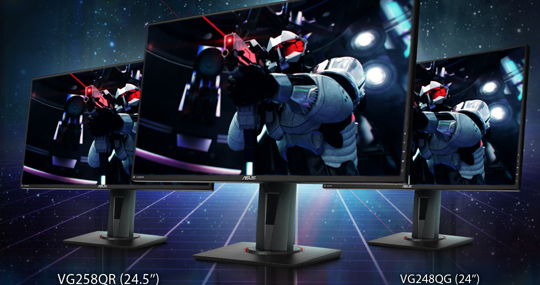 ASUS annuncia tre nuovi gaming monitor compatibili NVIDIA G-SYNC