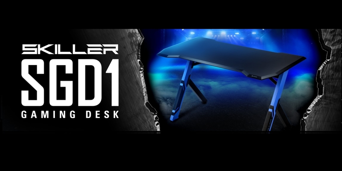 Sharkoon presenta la scrivania da gaming SKILLER SGD1