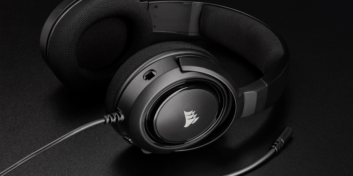 CORSAIR HS35, headset gaming con microfono stereo ad alta qualità