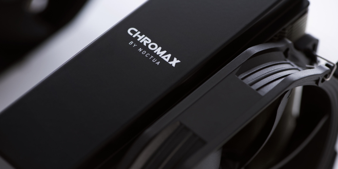 Noctua presents new chromax line fan and heatsink accessories