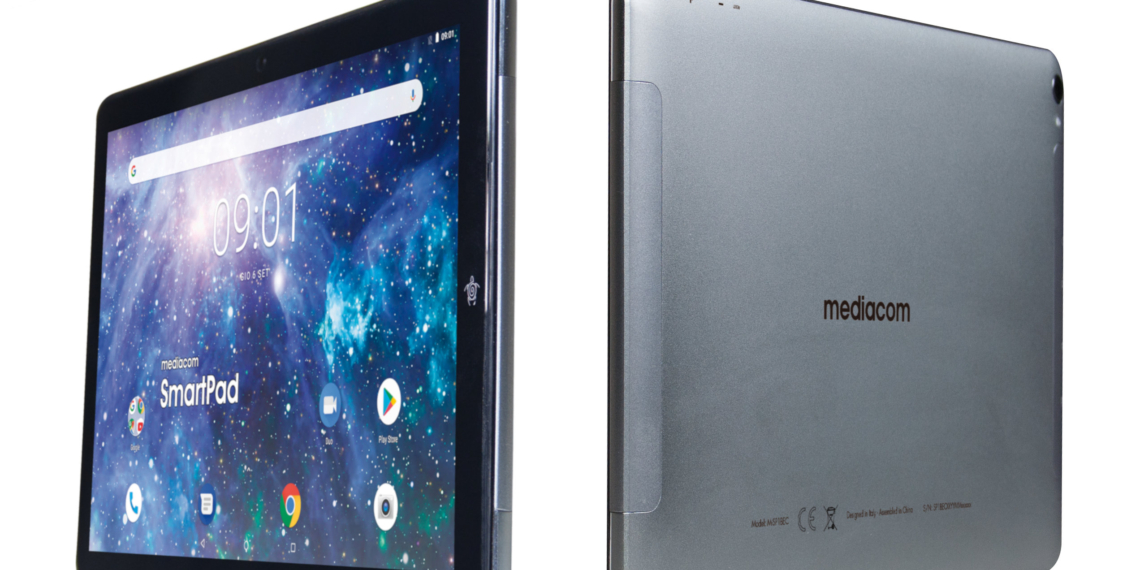 Mediacom presenta lo SmartPad 10 Eclipse 2, tablet con connettività completa e look accattivante