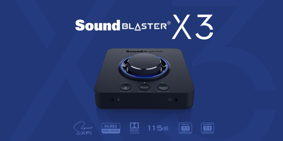 Sound Blaster X3: Arriva la prima Sound Blaster con Super X-Fi