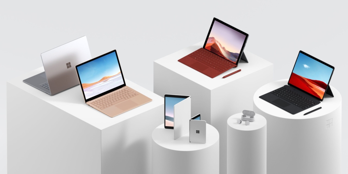 Surface Laptop 3 e Surface Pro 7 da oggi disponibili in Italia