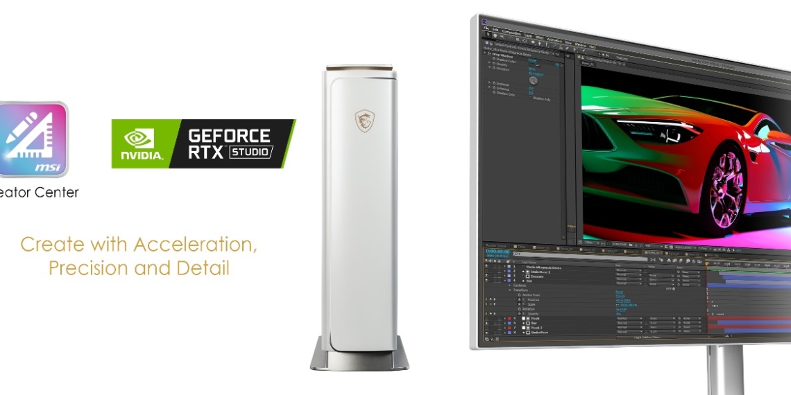 La serie Prestige P100 di MSI è ora certificata Nvidia RTX Studio