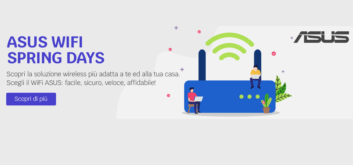Promozione Wireless: arriva ASUS WiFi Spring Days