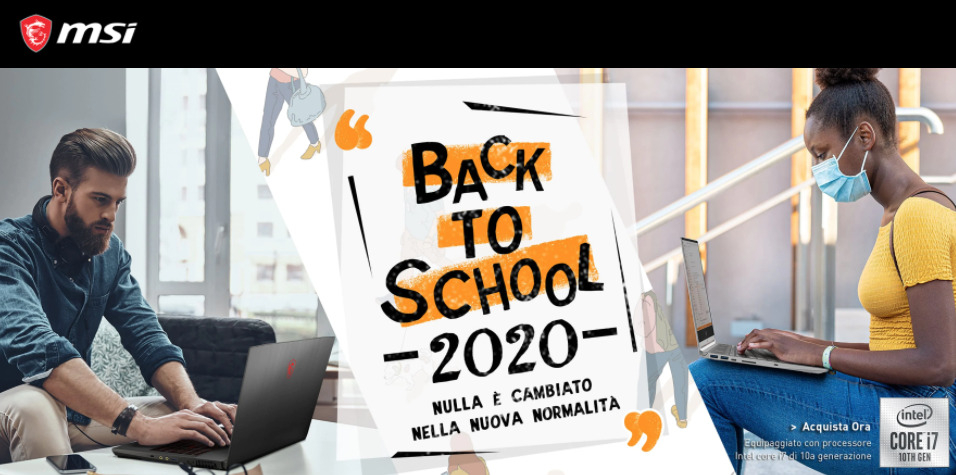 MSI annuncia la campagna promozionale “Back to School”