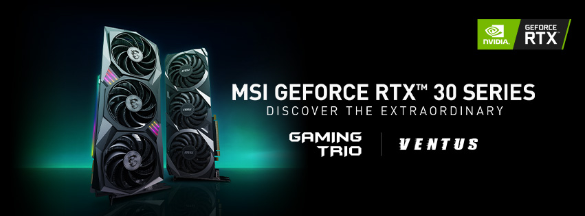 MSI RTX 3000: Gaming e Ventus