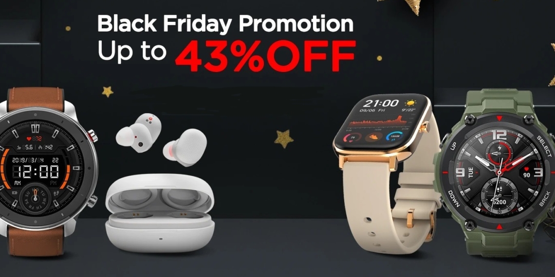 Amazfit annuncia sconti imperdibili in occasione del Black Friday