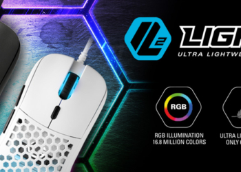 Sharkoon annuncia il mouse ultraleggero Light²180