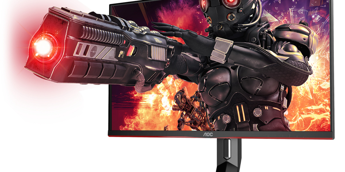 AOC U28G2XU, monitor gaming 4K da 1 ms e refresh rate 144 Hz